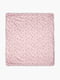 Плед  (87х80 см) рожевий у візерунок | 6757350
