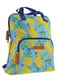 Рюкзак блакитного кольору з принтом "Citrus"  | 6757581