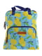 Рюкзак блакитного кольору з принтом "Citrus"  | 6757581 | фото 3