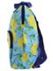 Рюкзак блакитного кольору з принтом "Citrus"  | 6757581 | фото 4