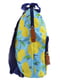 Рюкзак блакитного кольору з принтом "Citrus"  | 6757581 | фото 5