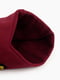 Бордова шапка з гербом і підворотом | 6757638 | фото 4