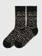 Шкарпетки чорні з принтом | 6757690 | фото 4