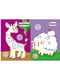 Книга "Перші розмальовки з кольоровим контуром для малюків. Дикі тварини. 32 великі наліпки" | 6758116 | фото 4