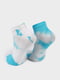 Шкарпетки біло-блакитні | 6758753 | фото 2