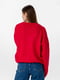Пуловер червоний у візерунок | 6758821 | фото 5