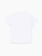 Біла бавовняна футболка з круглим вирізом | 6758870 | фото 3