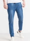 Блакитні звужені джинси з потертостями | 6764160 | фото 2