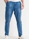 Блакитні звужені джинси з потертостями | 6764162 | фото 2
