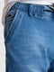 Блакитні звужені джинси з потертостями | 6764162 | фото 3