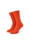 Шкарпетки оранжеві Zucca ribbed з полосою з мерсирізованого хлопку | 6764397 | фото 2