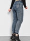 Сині джинсові джогери з еластичним поясом на кулісі | 6768988 | фото 3