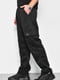 Чорні напівбатальні штани з накладними кишенями | 6769000 | фото 2