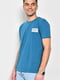 Синя футболка з принтом | 6769061 | фото 2