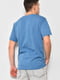 Синя однотонна футболка | 6769075 | фото 3