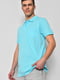 Базова футболка-поло блакитного кольору | 6769078 | фото 2