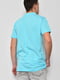 Базова футболка-поло блакитного кольору  | 6769078 | фото 3