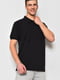Базова футболка-поло чорного кольору  | 6769081 | фото 2