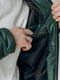 Куртка демicезонна темно-зеленого кольору | 6769115 | фото 4