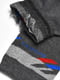Шкарпетки спортивні сірого кольору з принтом | 6769212 | фото 3