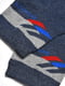 Шкарпетки спортивні синього кольору з принтом | 6769215 | фото 2