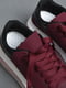 Кросівки бордового кольору на шнурівці | 6769263 | фото 4