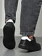 Кросівки чорного кольору на шнурівці | 6769264 | фото 3