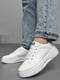 Кросівки білого кольору на шнурівці | 6769269 | фото 2