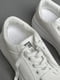 Кросівки білого кольору на шнурівці | 6769269 | фото 4