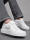 Кросівки білого кольору на шнурівці | 6769278 | фото 2