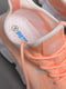 Кросівки персикового кольору текстильні | 6769280 | фото 4