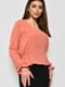 Блуза персикового кольору з резинками по бокам | 6769437 | фото 2