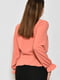 Блуза персикового кольору з резинками по бокам | 6769437 | фото 3