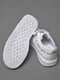 Кросівки білого кольору на ліпучці та шнурівці | 6769493 | фото 4