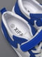 Кросівки біло-синього кольору на ліпучці та шнурівці | 6769496 | фото 5