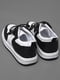 Кросівки чорно-білого кольору на ліпучці та шнурівці | 6769498 | фото 3