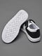 Кросівки чорно-білого кольору на ліпучці та шнурівці | 6769498 | фото 4