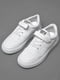 Кросівки білого кольору на ліпучці та шнурівці | 6769500 | фото 2
