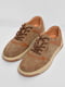 Кросівки світло-коричневого кольору на шнурівці | 6769525 | фото 2