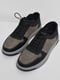 Кросівки чорно-сірого кольору на шнурівці | 6769527 | фото 2