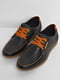 Чорні туфлі з помаранчевою шнурівкою | 6769534 | фото 2