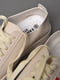 Мокасини бежевого кольору на шнурівці | 6769563 | фото 4