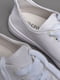 Мокасини білого кольору на шнурівці | 6769568 | фото 4