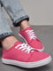 Мокасини рожевого кольору на шнурівці | 6769571 | фото 2
