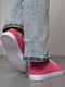 Мокасини рожевого кольору на шнурівці | 6769571 | фото 3