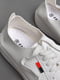 Мокасини білого кольору на шнурівці | 6769586 | фото 4