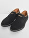 Перфоровані чорні туфлі з еластичними вставками | 6769619 | фото 2