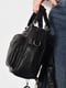 Чорна сумка-рюкзак | 6769706 | фото 2