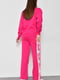 Рожевий костюм з написами Barbie: джемпер і штани вільного фасону | 6769794 | фото 3