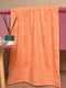 Рушник банний махровий помаранчевого кольору | 6769836 | фото 2